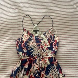 J.Crew Floral Strappy Dress